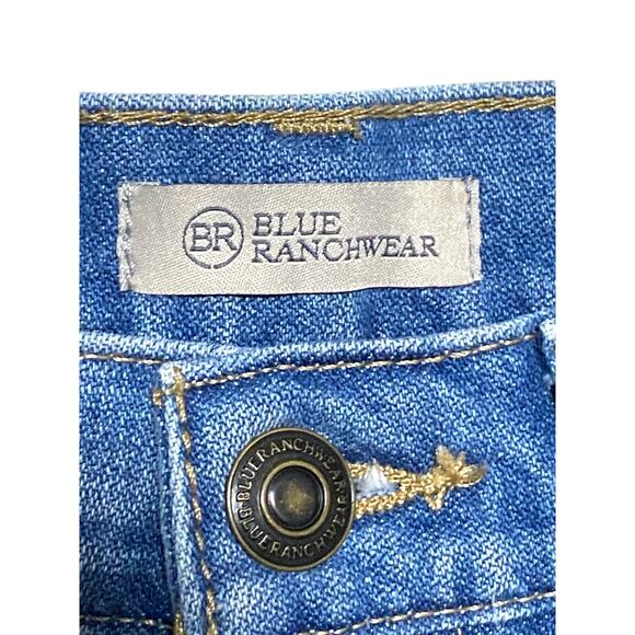 Blue Ranchwear Men 36 Bronc Rider Light Medium Wash Rigid Regular Straight Jeans - Picture 6 of 10